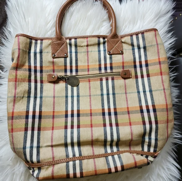BURBERRY TOTE - Picture 1 of 12